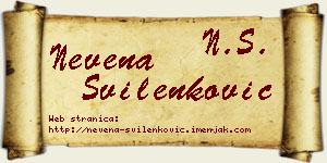 Nevena Svilenković vizit kartica